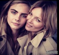 Cara Devay和Kate Moss谈论Burberry的新香气